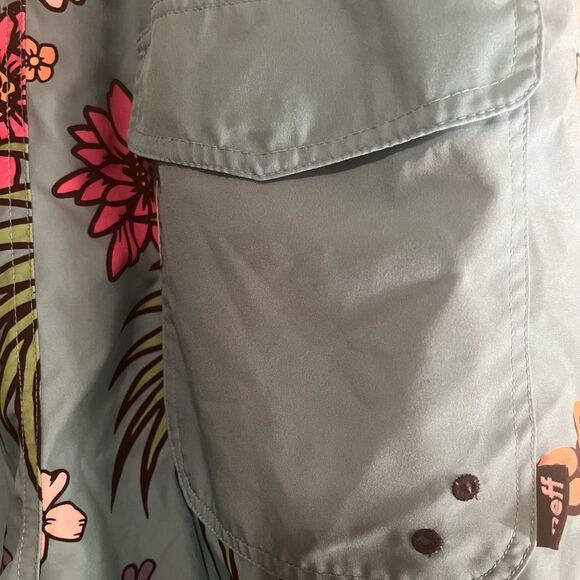 Neff Men's Swim Shorts - Teal with Floral Print - Picture 7 of 7